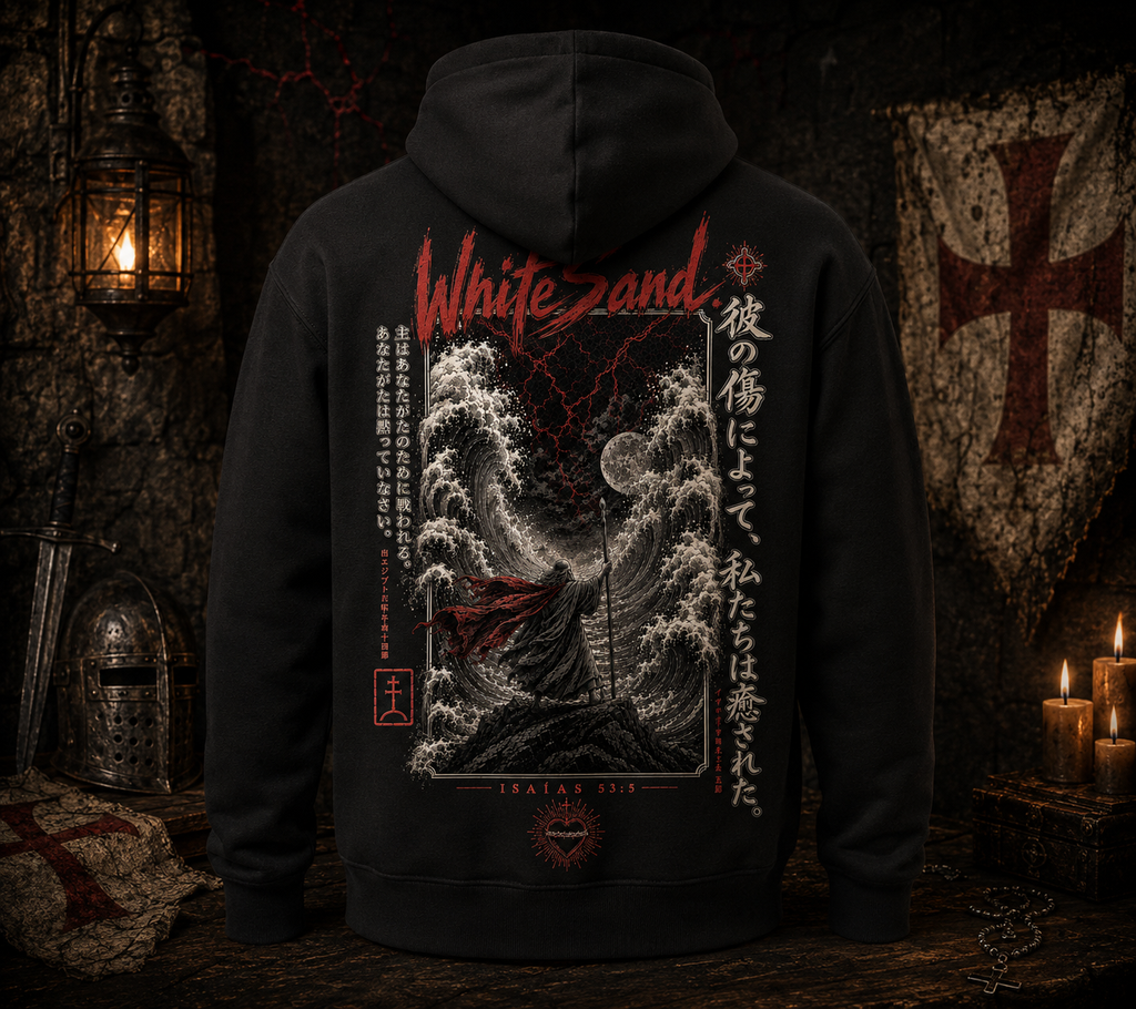 Hoodie "Moises" Black Cross Edition