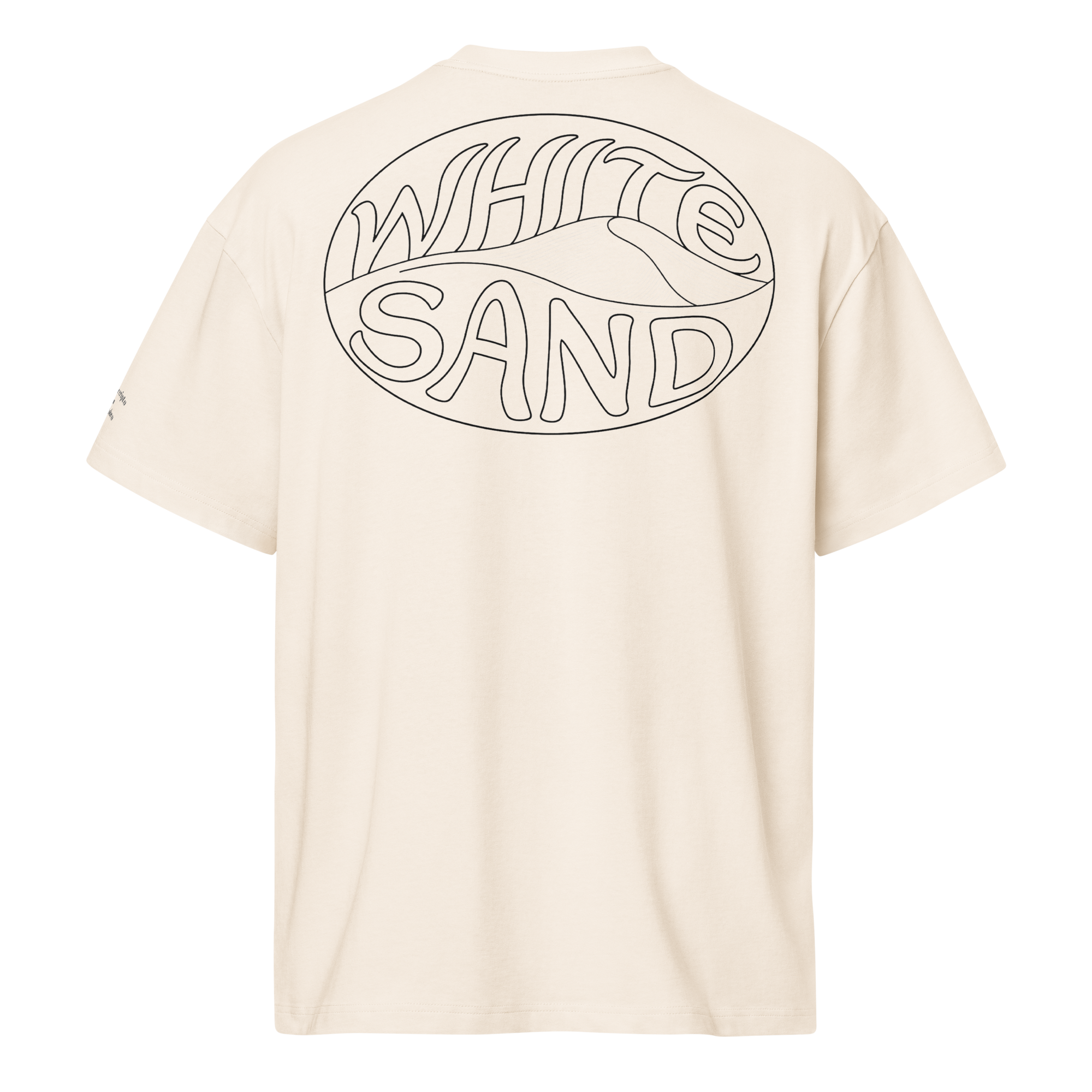 camiseta gruesa white sand surf edition