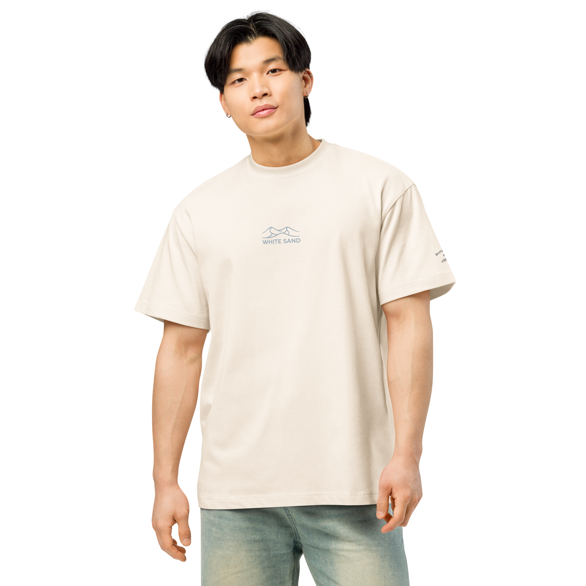 camiseta gruesa white sand surf edition
